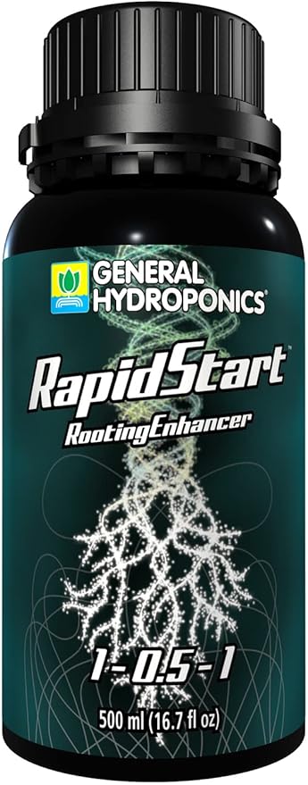 General Hydroponics RapidStart, Plant Food, 1-0.5-1, 500 mL.