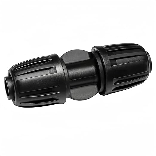 13 Pcs Drip Irrigation Fittings Coupling 1/2 Inch, In-Line Barbed Coupler Connector For 1/2 Inch Drip Tubing (0.60"-0.65" OD) Drip Line Parts