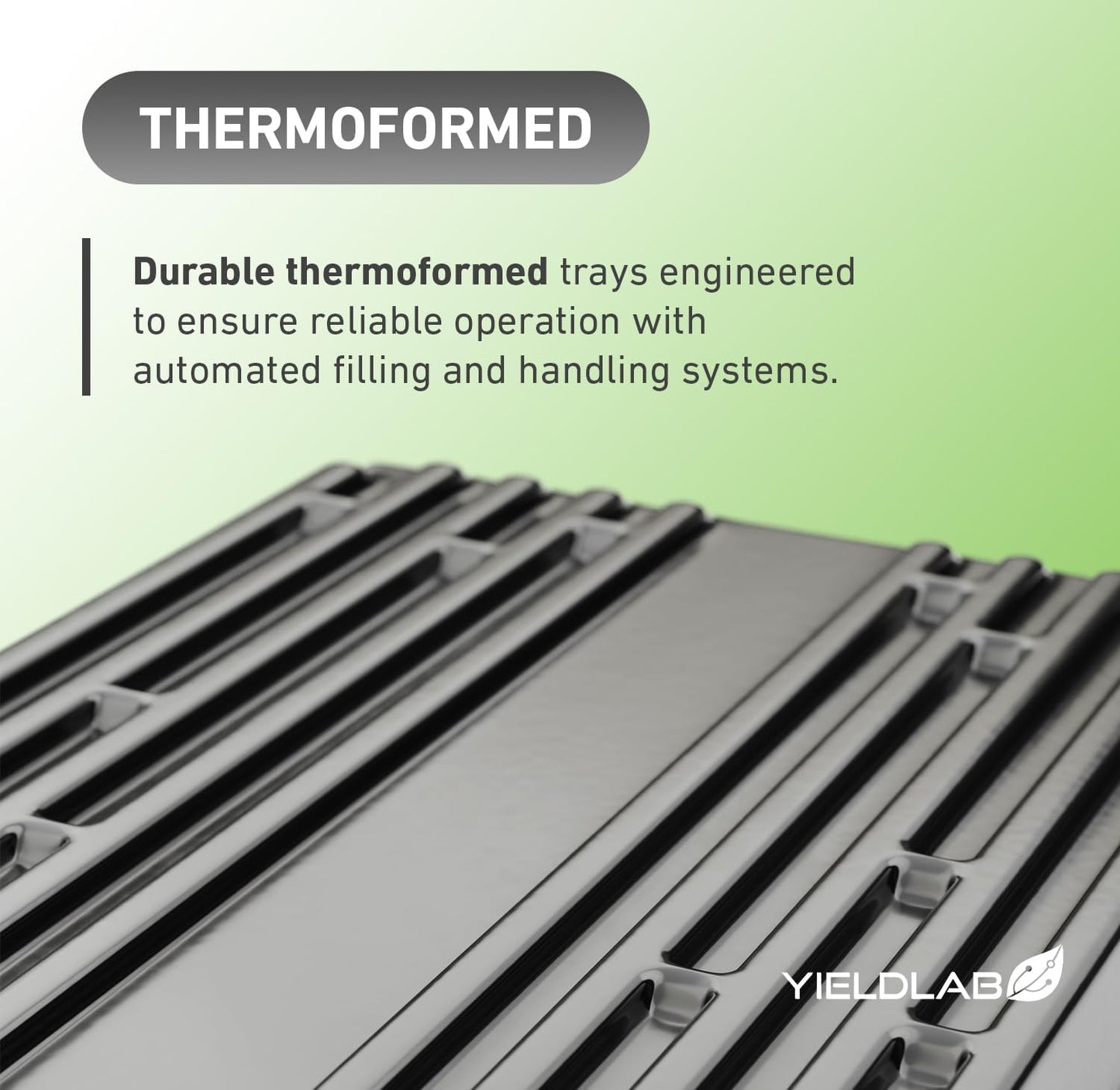 10x20 Inch Black Plastic 25 Pack Plant Propagation Tray – Growing Trays for Garden, Planting, Seedling, Soil & Hydroponic Horticulture - Microgreen Trays Grow Plants - No Drain Holes