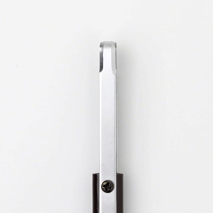 Wazakura Bonsai Double Edge Jin Knife 8.2 inches (210 mm) Made in Japan, Deadwood Carving Tool, Japanese Bark Scraper (Circle Shape)