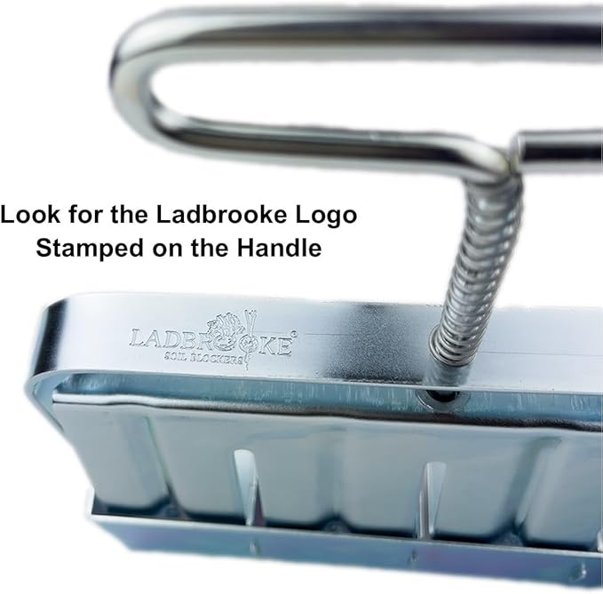 Authentic Ladbrooke Soil Block Maker 5-Pc. Essentials Nesting System Includes Mini 4, Micro 20, Cubic Inserts, 1" Seed Dibbles, and Grow Tweezers, Made in England