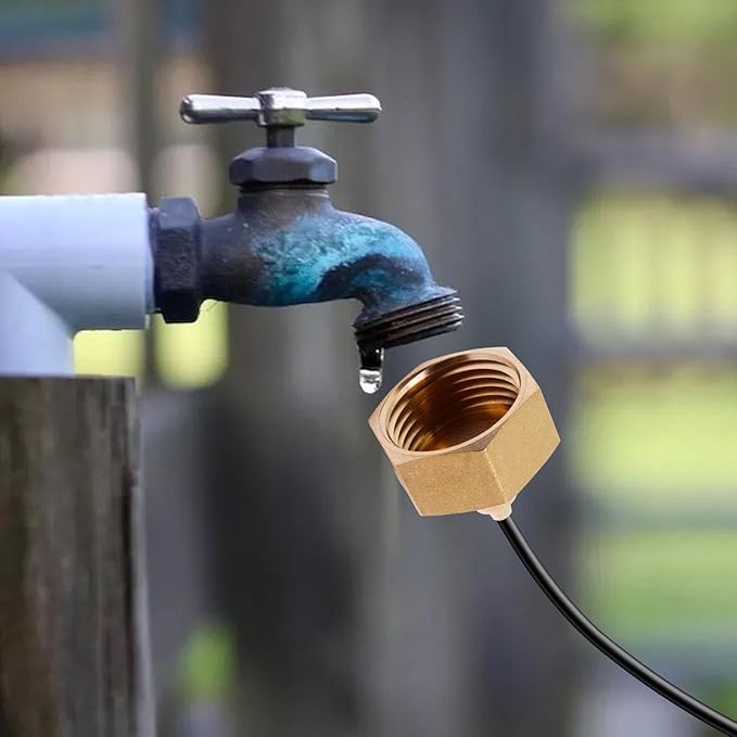 Drip Irrigation Hose Connector, Garden Hose Adapter Solid Brass 3/4 to 1/4 Hose Adapter, Garden Hose to Sink Faucet Adapter Used for Water Hoses (2pcs)