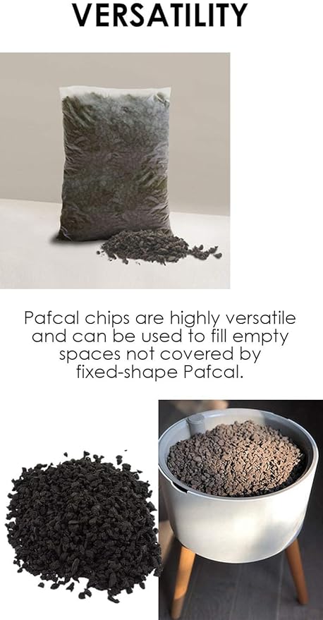 PAFCAL Chips for Indoor and Outdoor | Sponge for Plants | Garden Wall Decoration | Vegetable Growing Kit | Organic Sponge for Plants Landscape and Nursery Pots | Soil Replacement | 0.5kg (Pafcal 500)