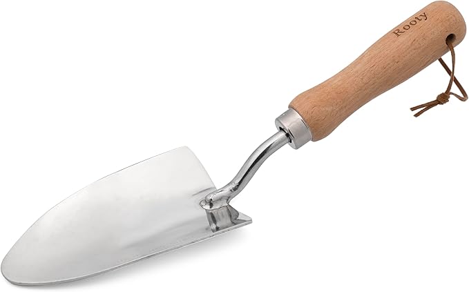 Rooty Garden Tool Set of 7 Pieces Stainless Steel Heavy Duty Gardening Kit Easy for Garden Cultivating Soil Lossening Transplanting Digging for Garnden Lover