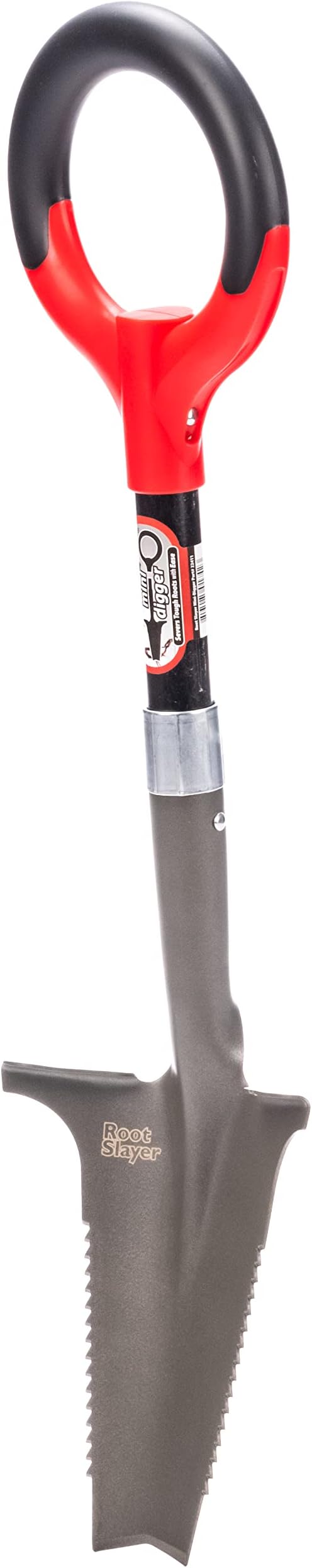 Radius Garden 22411 Root Slayer Mini-Digger Shovel, Red