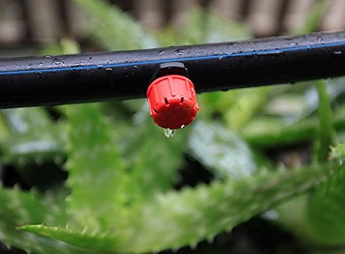 Penta Angel 50/100/200 Pcs Adjustable Irrigation Sprinklers Watering Drippers Sprinklers Emitter Drip System On 1/4" Barb (200)