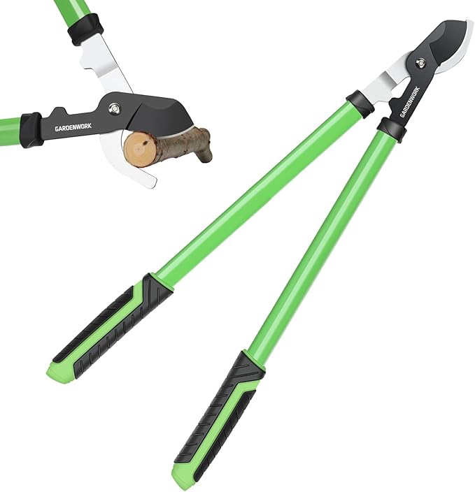 Garden Loppers,28" Branch Cutter with SK5 Carbon Steel Sharp Blade,Loppers for Tree Trimming Heavy Duty with 2.95in Clean Cut Capacity for Shrubs and Branches