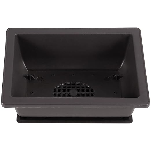 20 Packs 6.5 Inches Bonsai Training Pots, Plastic Bonsai Tree Pots with 20 PCS Trays, Rectangular Bonsai Pots Planters, Black2