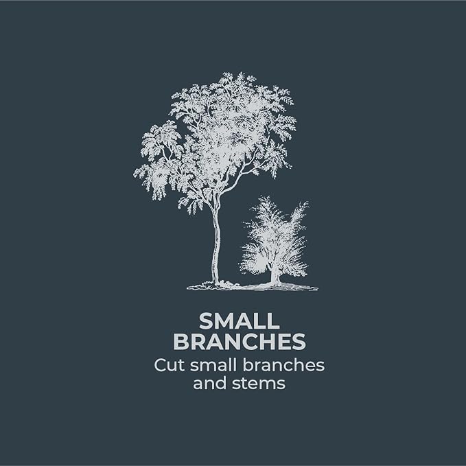 Woodland Tools Co. Super Duty MaxForce Bypass Pruning Shears, Gardening Hand Pruner, Secateurs, Plant Shears, Flower Clippers (05-2005-100)