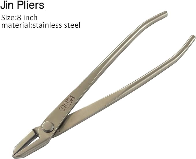 6-Piece Bonsai Tool Set,Knob Cutter,Trunk Splitter,Concave Cutter,Wire Cutter,Jin Pliers,Bonsai Scissors