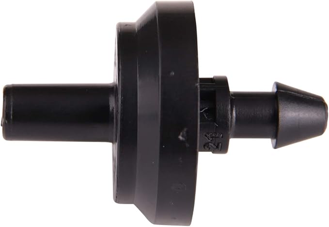 Raindrip PC4050B 1 GPH Pressure Compensating Drippers, Drip Irrigation Emitters for Drip Irrigation Gardening System, Maintains Constant Water Flow, 50-Pack, Black