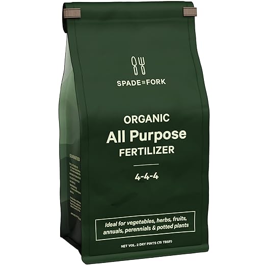 Organic All Purpose Fertilizer - Natural Herb, Vegetable & Tomato Fertilizer - Kelp & Alfalfa Meal for Strong & Healthy Plants & Soil - 2lbs