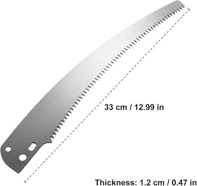 Sharp Garden Tree Pruning Saw and Pruner Head,Yenghome Tree Pruner Fruit Picker Harvester Pole Saw Tree Trimming Clipper Tool (Without Pole)