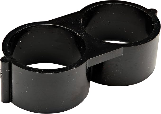 Raindrip 100050105 End Clamp, 1/2 in. -5/8 in. Tubing, 5-Pack Irrigation Fitting, No Size, Black