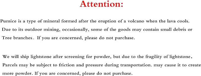 Garden Pumice Rock Horticultural Cactus Bonsai Succulent Soil Additive for Plants, Landscaping, Vase Fillers (3/8 inch, 20 QT)