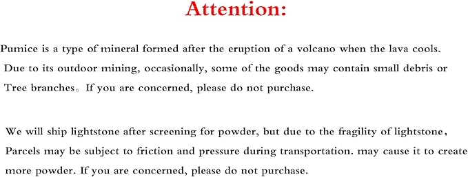 Garden Pumice Rock Horticultural Cactus Bonsai Succulent Soil Additive for Plants, Landscaping, Vase Fillers (1/2 inch, 5 QT)