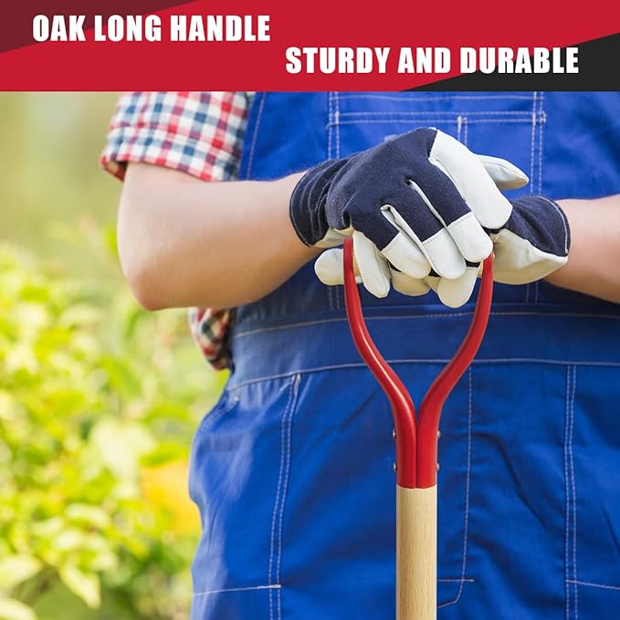 Shovel for Digging Spade Shovel Garden Spade Trenching Shovel for Planting Gardening Landscaping Edging,43 inches