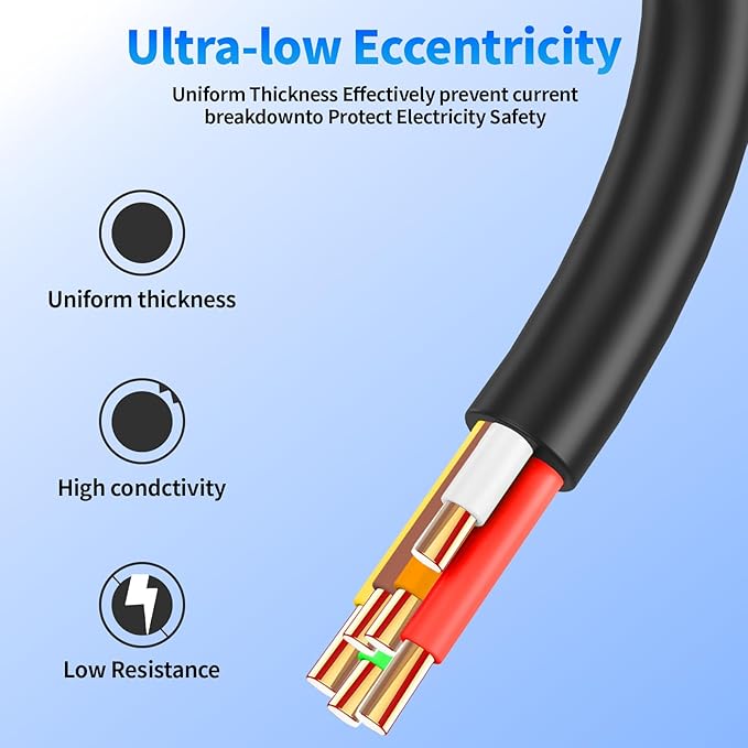 18/6 Solid Sprinkler System Wire 100ft, 18 Gauge Irrigation Wires PVC Jacket Sprinkler Cable for Underground Irrigation Valves Field Central Control System