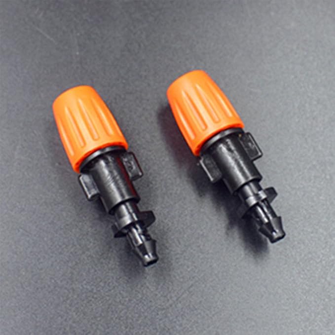 MOIAK 50 Pcs Garden Irrigation Micro Flow Dripper,Sprinklers Emitter System Adjustable Micro Drip Head for Watering System(50Pcs) (15554869582755)