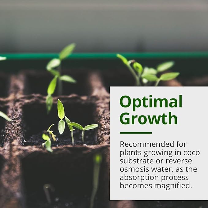 Humboldts Secret Calcium, Magnesium and Iron Supplement – Hydroponic Supplies – Liquid Nutrient Fertilizer – Supports Vegetative and Flowering Stage – 8 Ounce