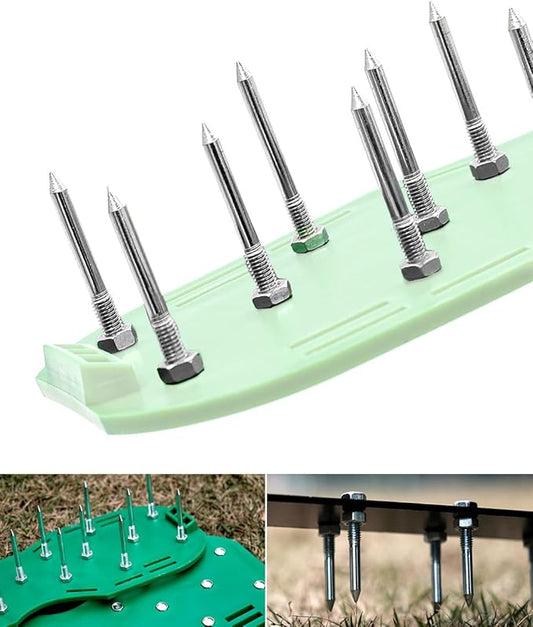 Heeqinn Lawn Aerator Spikes, Replacement Aerator Spike Parts for Lawn Aerator Shoes and Aerator Tools, 1.6inch, 20pcs