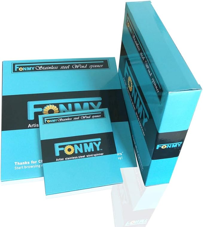 FONMY Stainless Steel Wind Spinner Worth Gift Indoor Outdoor Garden Decoration Crafts Ornaments,6 Inch Multi Color Tree of Life Wind Spinners