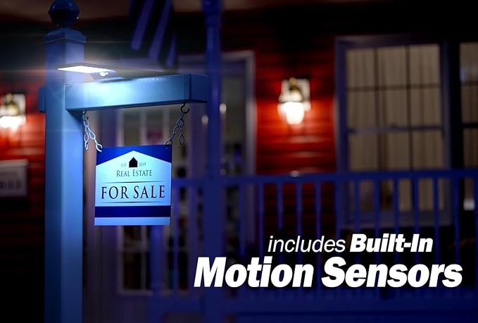 Jokari Solar Powered Motion Activated Walkway and Sign Illuminators 2 Pack. Efficiently Light Up Paths or Signage With Eco-Friendly Solar Energy and Intelligent Motion Sensing to Keep Your Family Safe
