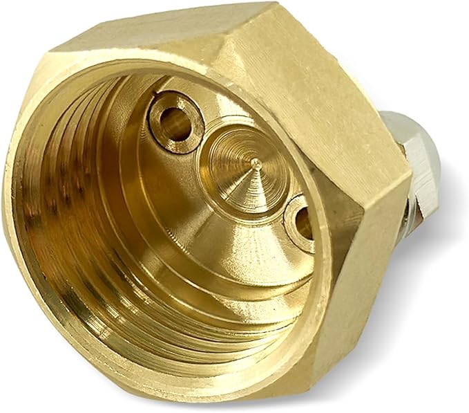 2 Pcs Drip Irrigation Hose Connector, 3/4" to Dual 1/4" Hose Adapter, Convert 3/4" Female Hose Thread Bib to 1/4" Tubing, US Standard Faucet Adapter, Hard Brass Made