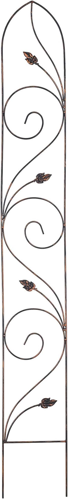 Arcadia Garden Products TR06 Autumn Leaf Trellis, Bronze, 6'x10