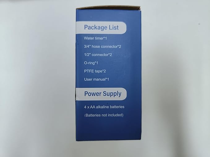 Uzoli SGW07 Sprinkler Timer, Water Timer for Garden Hose, Programmable Hose Timer 2 Outlet with Rain Delay, Manual, Auto System Controller, IP55 Waterproof Drip Irrigation Timer for Yard, Lawn, Pool