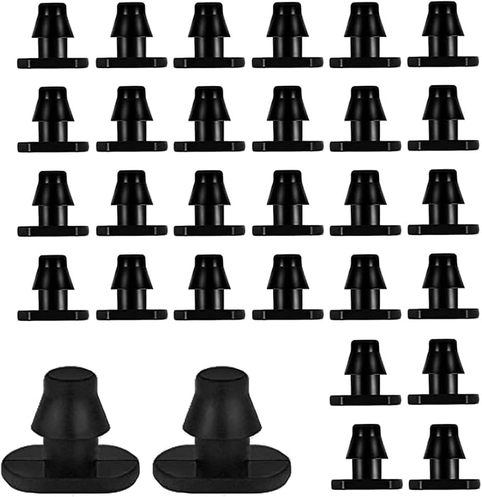 BEADNOVA Drip Irrigation Connectors 30 Pcs 1/4 Inch Barbed Connector Drip Line Plugs End Plugs Irrigation Connectors for 1/4 Inch Drip Tubing Water Tubing Gardening Irrigation Supplies (30pcs)