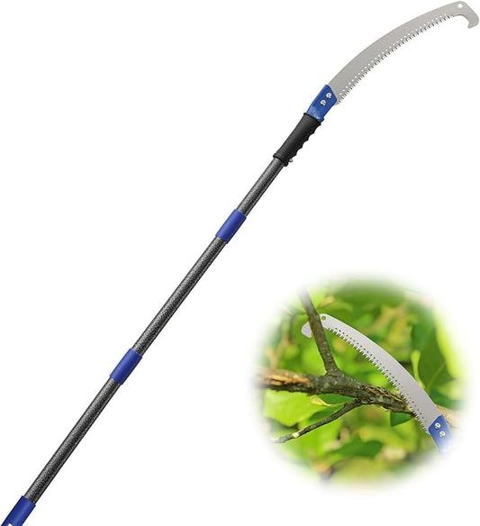 Pole Saw, 90 inch Pole saws for Tree Trimming Tree Trimmer Foot Pole Pruning Saw blade Extension bar Manually use The Extension bar Saw Tree Trimming bar splicable Limb Saw and Trimmer
