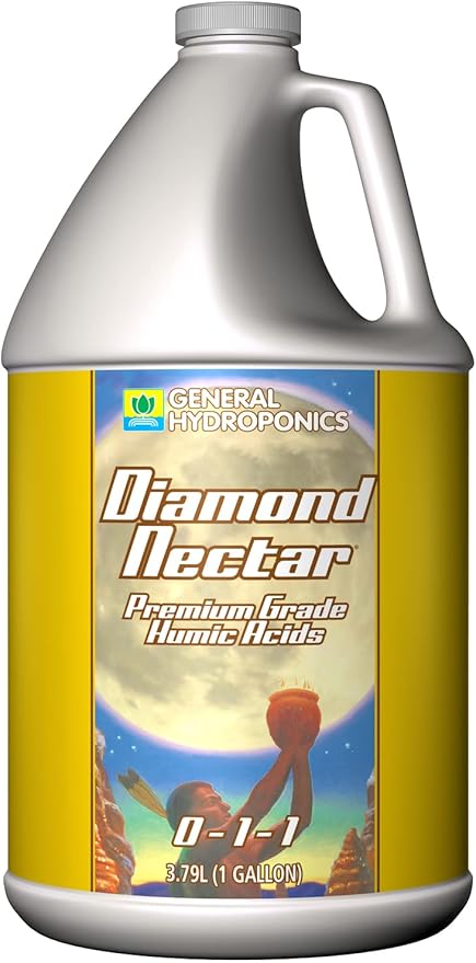 General Hydroponics Diamond Nectar, Nutrient Additive, 0-1-1, 1 gal.
