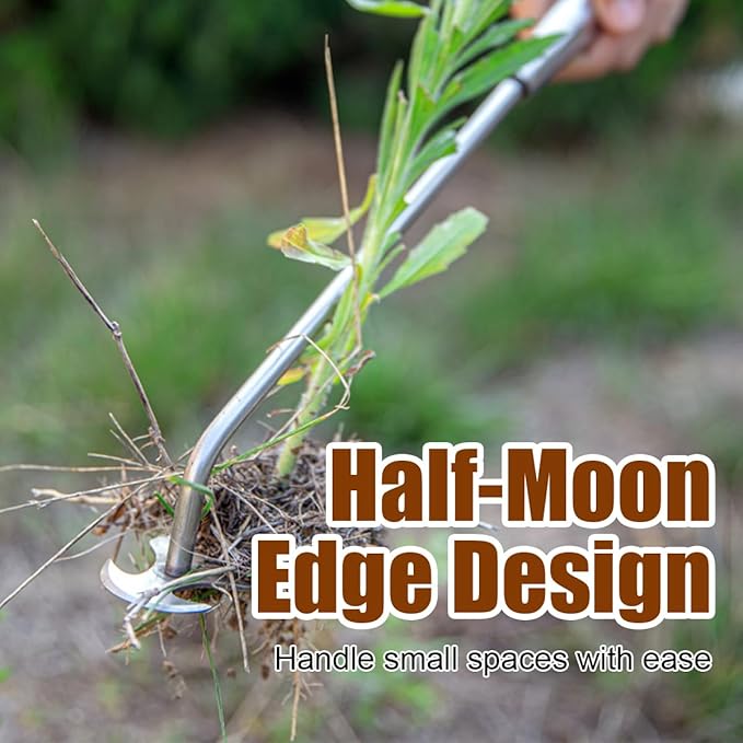 Weeder - Manual Weed Puller Tool, Uprooting Weeding Remover Tool, 4-Claw Steel Head Hand Garden Weeder Tool Easily Remove Weeds for Otted Plants, Gardens, Yards, Farms