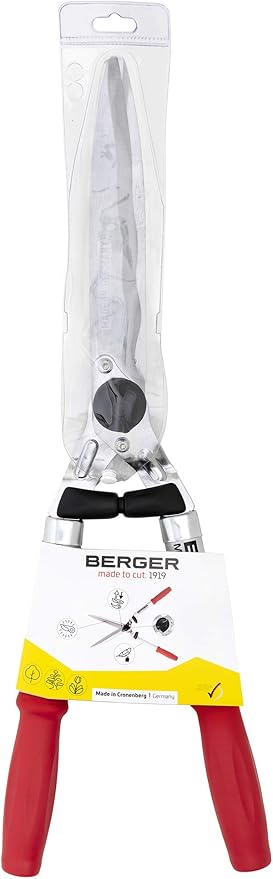 Berger hedge shear comfort 4595 with serrated blades and damper, length 57 cm