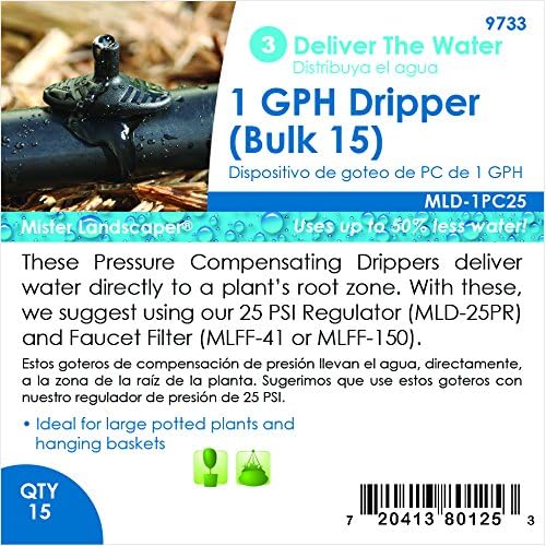 Mister Landscaper 1 GPH PC Dripper (Bulk 15)
