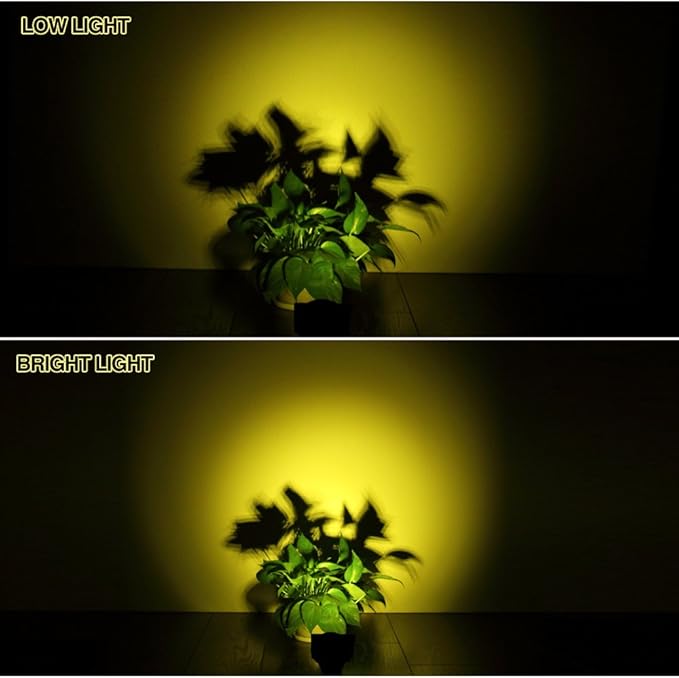 T-SUN Solar Spot Lights Outdoor, 7 LED Solar Landscape Spotlights Wall Lights Auto ON/Off Waterproof Solar Lights for Tree, Patio, Yard, Garden, Driveway, Pool Area(Yellow- 2 Pack)