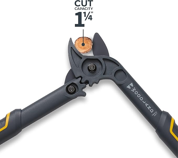 Woodland Tools Co. Lightweight 16" Duralight Anvil Lopper - Gardening Tool for Cutting Dead and Dry Growth with Optimized Gear Design