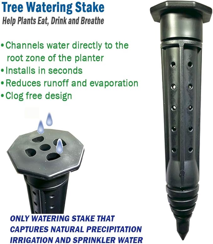 Tree Watering Stake Large for Trees, Bushes, shrubs, Irrigation Stake 8 inches (3)