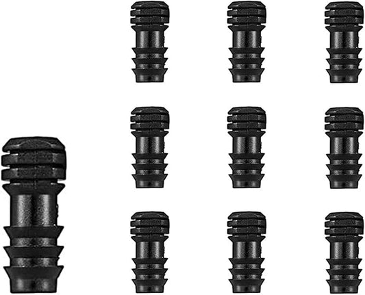 BEADNOVA Drip Irrigation Parts 10 Pcs 1/2 Inch Barbed End Plugs Goof Plugs Drip Irrigation Fittings Drip Line Connectors for 1/2 Inch Irrigation Tubing Garden Watering System (10pcs)