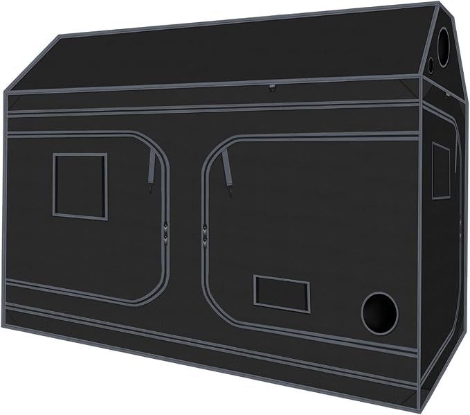 Grow Tent Plant Tent 98"x48"x72" Roof Cube Grow Tent for Hydroponics Indoor Plant Growing