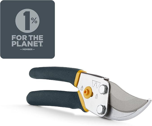 WOODLAND TOOLS Co. Regular-Duty Pruning Shears - Durable Garden Clippers with Sharp Cutting Blades and Secure Grip for Plants, Shrubs, and Flowers
