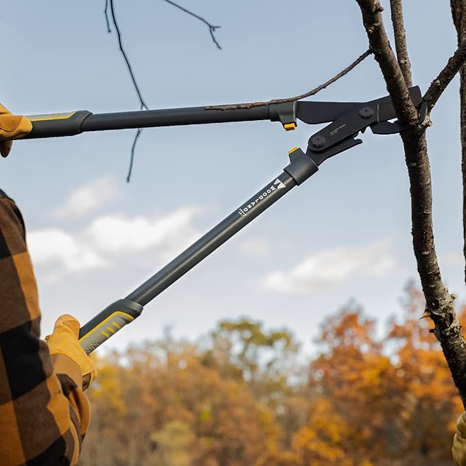 Woodland Tools Co. Super Duty 32" MaxForce Lopper – Gear-Powered Tree Cutter & Branch Trimmer for Effortless Pruning and Superior Gardening Performance
