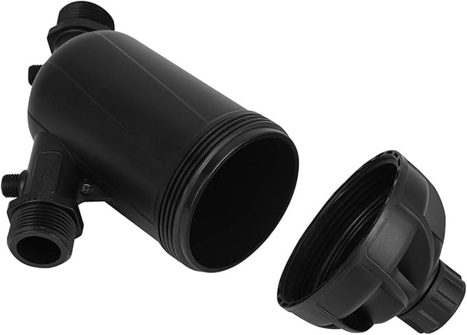 ciciglow Screen Irrigation Filter, 120 Mesh 130 Micron Level Disc Filter Garden Irrigation with Hose Threads for Garden Lawn Watering