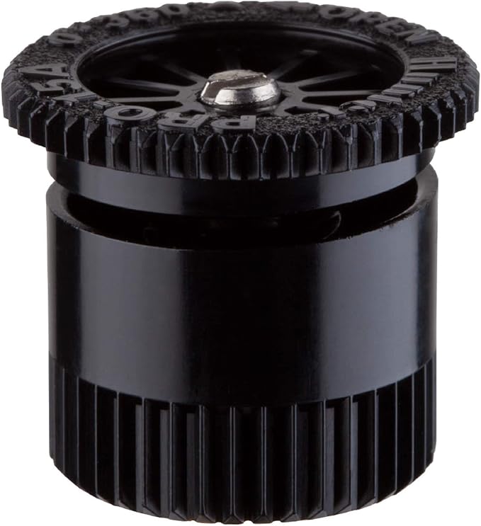 Hunter Industries RTL2001PROS0415A Hunter Pro 4" Pop-up Sprinkler with 15' Adjustable Spray and Nozzle, Black