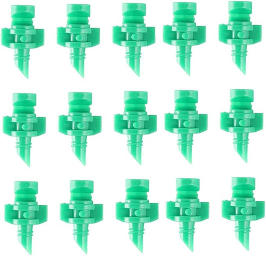 100 Pcs 180 Degree Refraction Atomized Dripper Micro Garden Sprinkler Sprayer Hydroponic Garden Irrigation