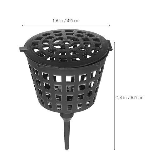 Happyyami 100PCS Portable Bonsai Fertilizer Box with Lid - Practical Fertilizer Container for Orchids and Succulents - Slow Release Bonsai Plant Food Gardening Tool (Black)