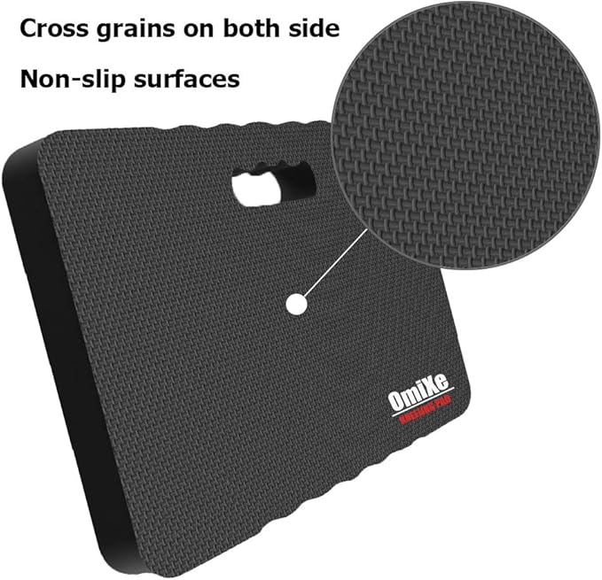 Extra Thick Kneeling Pad Comfy Foam Kneeler Mat Garden Knee Pad Cushion for Gardening Planting Yard Work Prayer Yoga Mechanic Exercise Workout Baby Bath 18 x 11 x 1.5 Inch Large Black 1 Pack