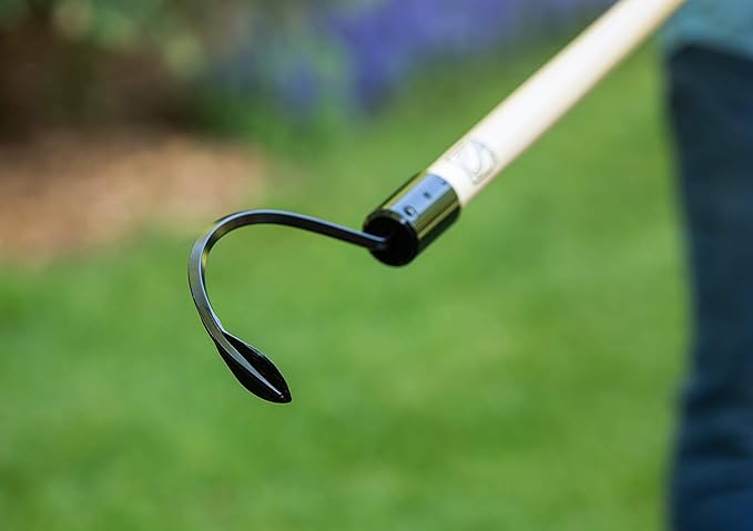 CobraHead® Long Handle Weeder & Cultivator Garden Tool - Forged Steel Blade - Natural 48-Inch Hardwood Handle - Ergonomically Designed for Digging, Edging & Planting - Perfect for Big Gardening Jobs