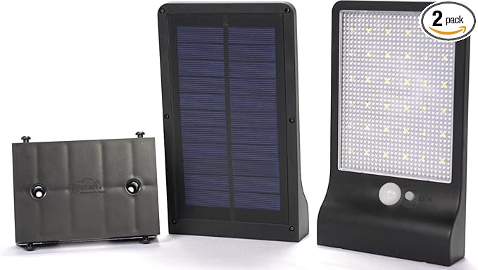 Jokari Solar Powered Motion Activated Walkway and Sign Illuminators 2 Pack. Efficiently Light Up Paths or Signage With Eco-Friendly Solar Energy and Intelligent Motion Sensing to Keep Your Family Safe